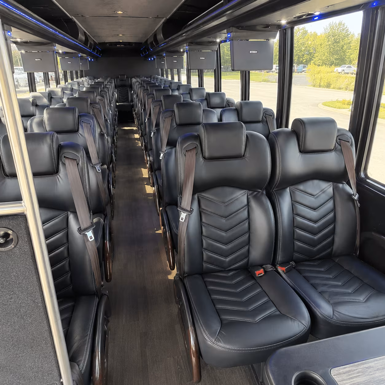 san diego 28 passenger minibus inside