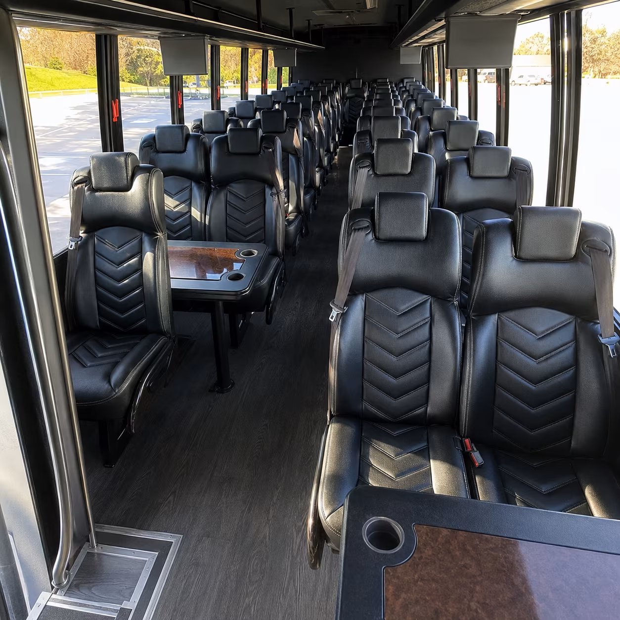san diego 28 passenger minibus interior