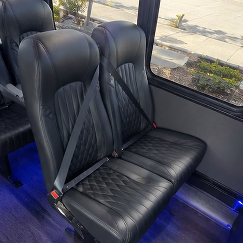 san diego 35 passenger minibus interior
