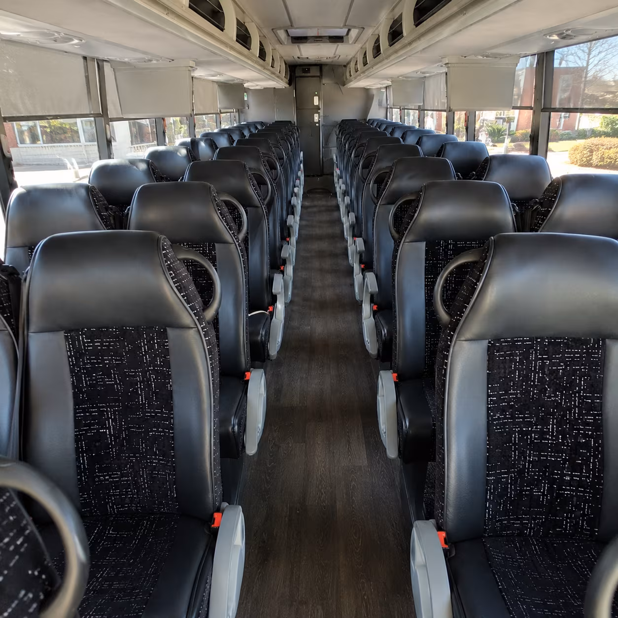 san diego 54 passenger charter bus inside