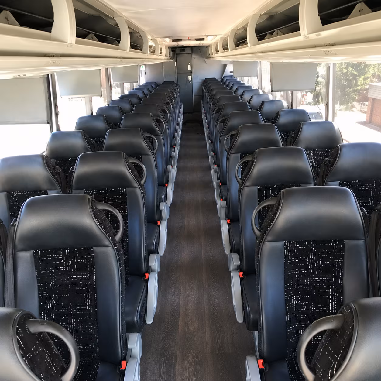 san diego charter bus interior