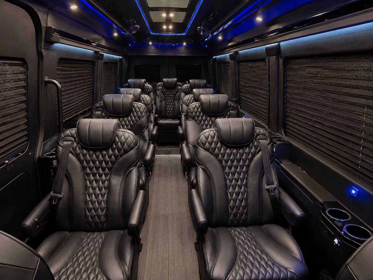 san diego sprinter van with driver inside